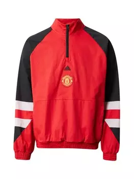 Тренировочная куртка Adidas Manchester United, красный/черный