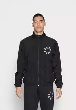 Тренировочная куртка adidas Originals, черный/белый