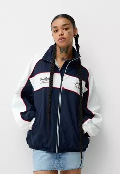 Тренировочная куртка Bershka, синий