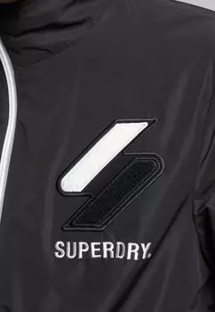 Тренировочная куртка CAGOULE Superdry, черный