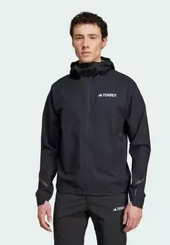 Тренировочная куртка CLIMAPROOF adidas Sportswear, черный