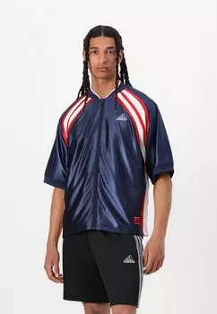 Тренировочная куртка CUTLINE Adidas Originals, темно-синий