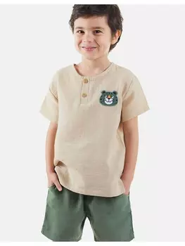 Тренировочная куртка Denokids, бежевый