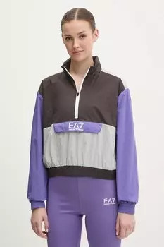 Тренировочная куртка Ea7 Emporio Armani, коричневый