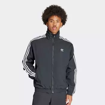 Тренировочная куртка Firebird из тканого материала с 3 полосками adidas Originals, цвет black