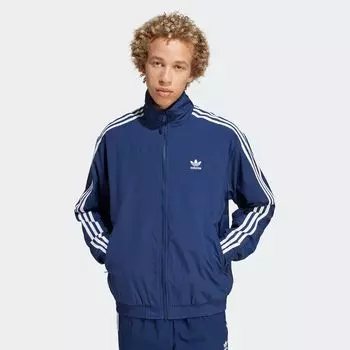 Тренировочная куртка Firebird из тканого материала с 3 полосками adidas Originals, цвет night indigo