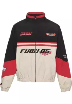 Тренировочная куртка Fubu " Fubu Men's FM233-003-2 FUBU Corporate Track Jacket" (1 шт.), без капюшона, кремовый