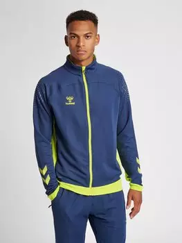 Тренировочная куртка HMLLEAD POLY ZIP JACKET Hummel, цвет Dark Denim