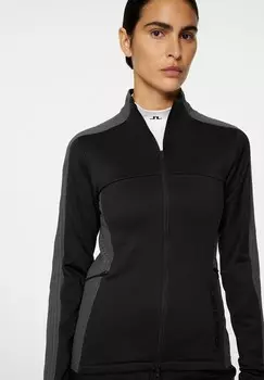 Тренировочная куртка NINA HYBRID MID LAYER J.LINDEBERG Sports, черный