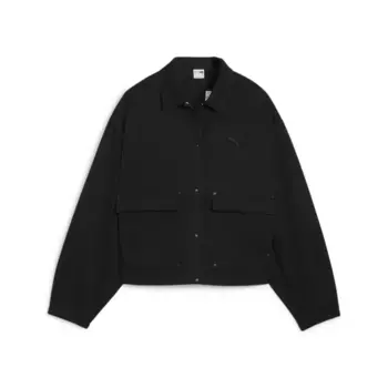 Тренировочная куртка PUMA "Classics Shore Jacket Women", черный