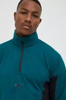 Тренировочная куртка Puma, зеленый