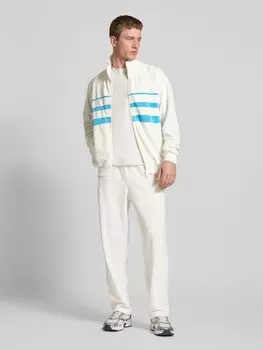 Тренировочная куртка с фактурным рисунком adidas Originals, белый