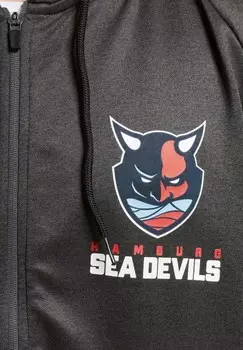 Тренировочная куртка SHOP EUROPEAN LEAGUE OF FOOTBALL HAMBURG SEA DEVILS DEF, антрацит
