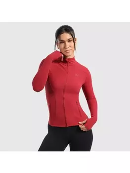 Тренировочная куртка SMILODOX, винно-красный