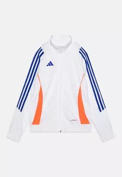 Тренировочная куртка Tiro24 Training Kids Unisex adidas Performance, белый/солнечно-красный/ярко-синий