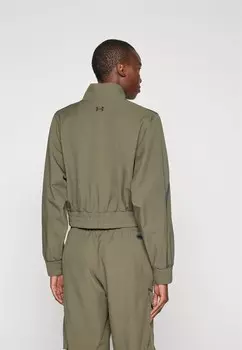 Тренировочная куртка UNSTOPPABLE CROP JACKET Under Armour, оливково-зеленый