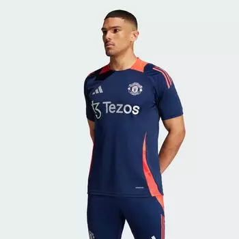 Тренировочная майка Manchester United Tiro 24 Adidas, цвет Night Indigo/Bright Red