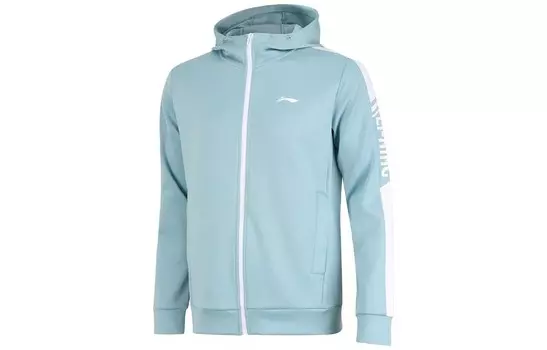 Тренировочная серия Толстовка мужская синяя Lining, синий