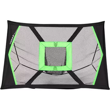Сетка для гольфа INESIS домашняя, черный/неоновый темно-зеленый