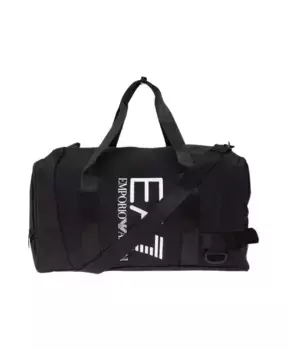 Тренировочная сумка с логотипом Emporio Armani Ea7, черный