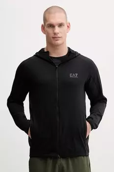 Тренировочная толстовка Ea7 Emporio Armani, черный