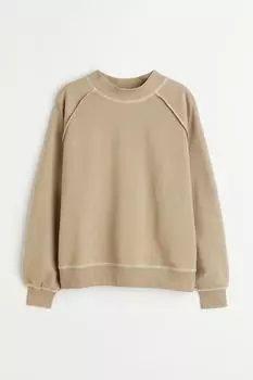 Тренировочная толстовка H&amp;M, бежевый