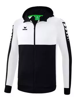 Тренировочня куртка erima, черный/белый