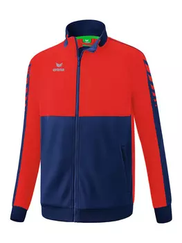 Тренировочня куртка erima, цвет new navy/rot