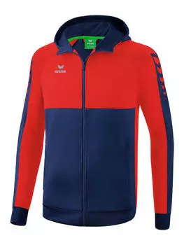 Тренировочня куртка erima, цвет new navy/rot