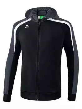 Тренировочня куртка erima, цвет schwarz/weiss/dunkelgrau