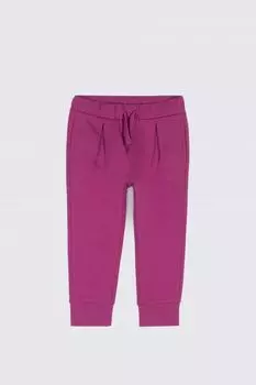 Тренировочные брюки Coccodrillo цвета фуксии с окантовкой на талии