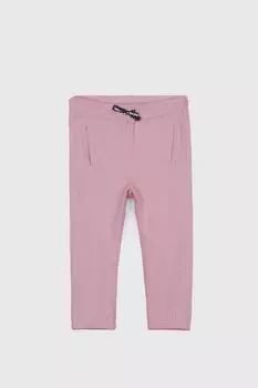 Тренировочные брюки Coccodrillo розовый с карманами