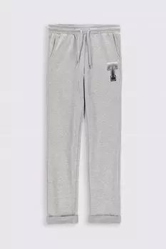 Тренировочные брюки Coccodrillo серый с карманами и резинкой на талии