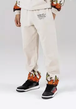 Тренировочные брюки Ed Hardy, бежевый