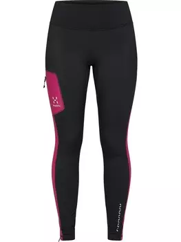 Тренировочные брюки Haglfs L.I.M WINTER, темно-серый/розовый