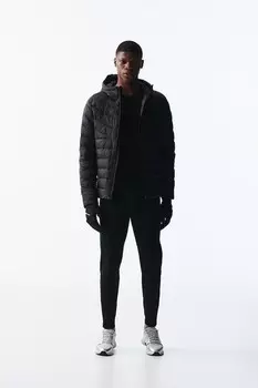 Тренировочные брюки из материала drymove облегающего кроя H&M, черный