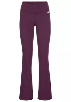 Тренировочные брюки KangaROOS Boot cut Workout Pants, цвет aubergine