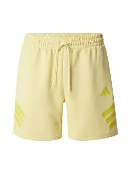 Тренировочные брюки свободного кроя ADIDAS SPORTSWEAR FI, цвет Light yellow