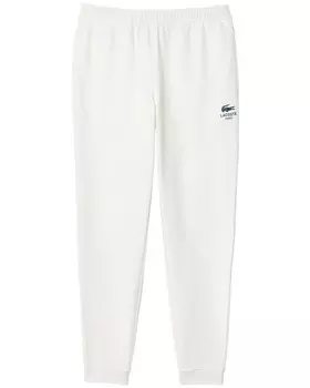 Тренировочные брюки зауженного кроя Lacoste, белый