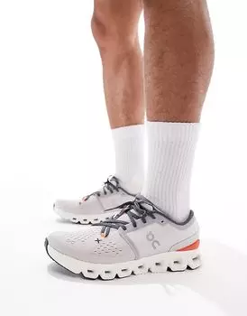 Тренировочные кроссовки ON Cloud X 4 серого и красного цвета On Running