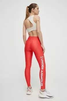 Тренировочные леггинсы Armour Branded Under Armour, красный