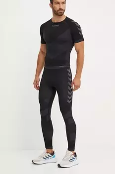 Тренировочные леггинсы Hummel, черный