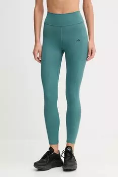 Тренировочные леггинсы Optime Adidas Performance, бирюзовый
