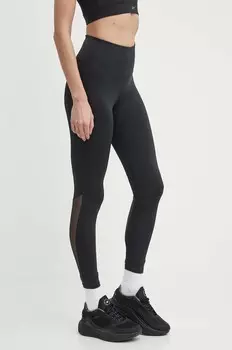 Тренировочные леггинсы Reebok Basic Mesh, черный