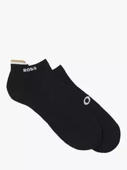 Тренировочные носки с логотипом HUGO BOSS, черный