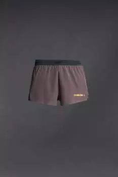 Тренировочные шорты для бега 3 дюйма ZARA, бургундия