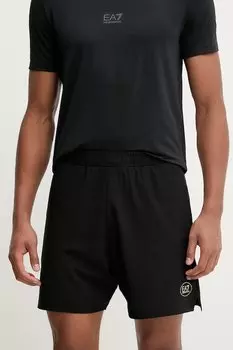 Тренировочные шорты Ea7 Emporio Armani, черный