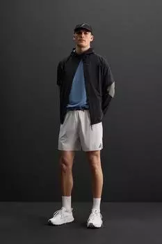 Тренировочные шорты ZARA, устрично-белый