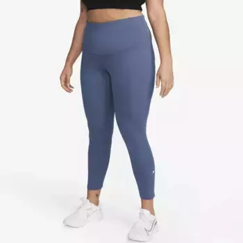 Тренировочные тайтсы Nike "Женские леггинсы с высокой посадкой One Dri-FIT (большие размеры)", синий