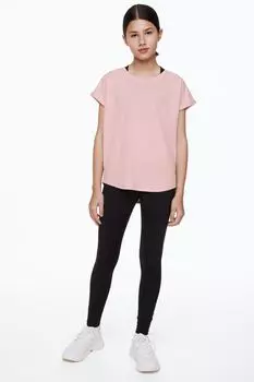 Тренировочный комплект из 2 предметов H&amp;M, светло-розовый/черный